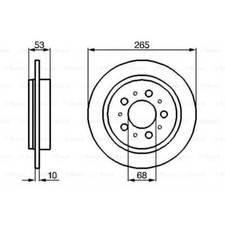 Disque de frein Volvo 265