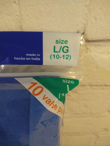 NEW lot of 2pks of boy's 10 pair WONDER NATION / BOXER BRIEF - size LG 10/12 - Picture 2 of 7