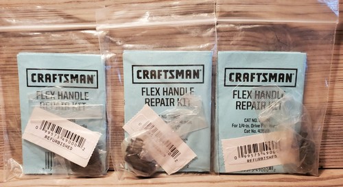 Lot of 3 Craftsman 37924 Flex Handle Repair Kits 1/4" DRIVE New 43523