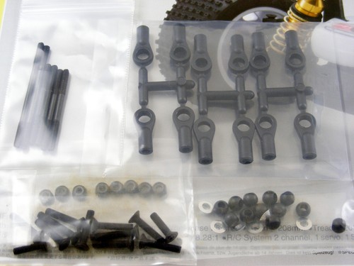 Varillas de amarre y herrajes delanteros y traseros completos Kyosho Turbo Optima Mid 2016 2019 2022 - Imagen 5 de 5