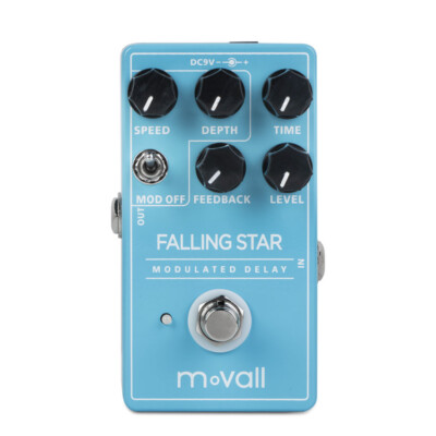 Electric Guitar Movall MP-104 Bass Effect Modulated Delay Falling Star Pedal