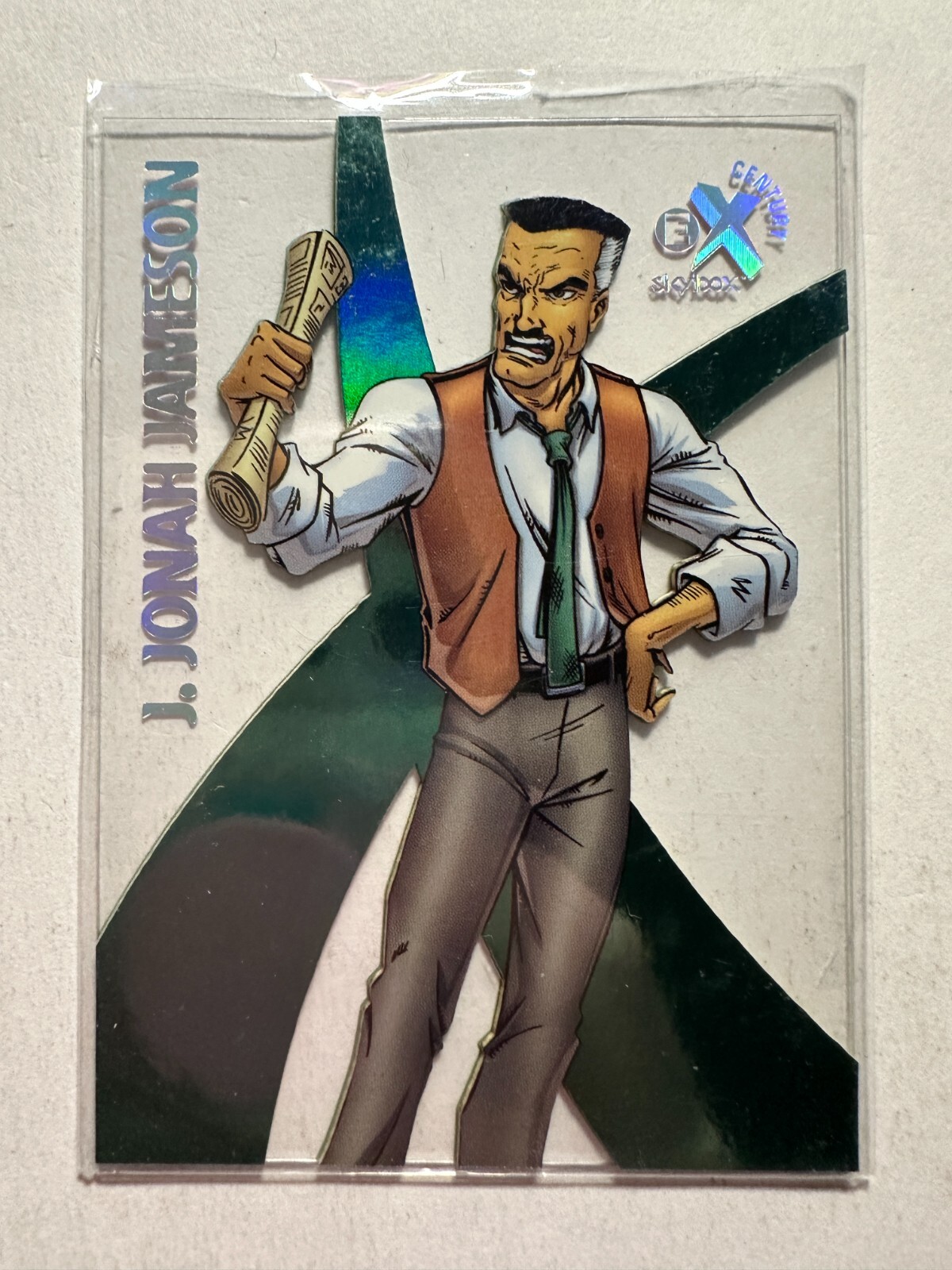 K41,921 - 2017 Fleer Ultra Spider-Man E-X Century #EX26 J. Jonah Jameson