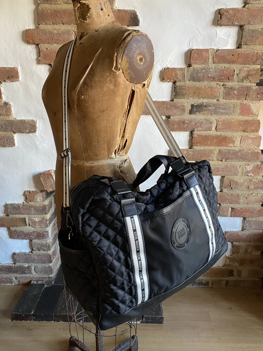 Steve madden black shop weekender bag