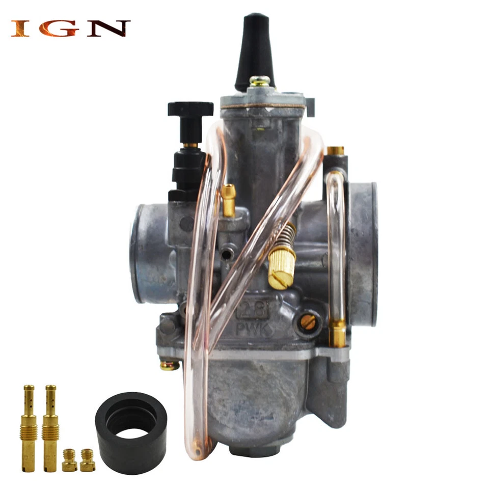 Carburador para Yamaha YZ80 YZ85 PWK 28mm Racing Flat Side Carb Foto 4 de 4