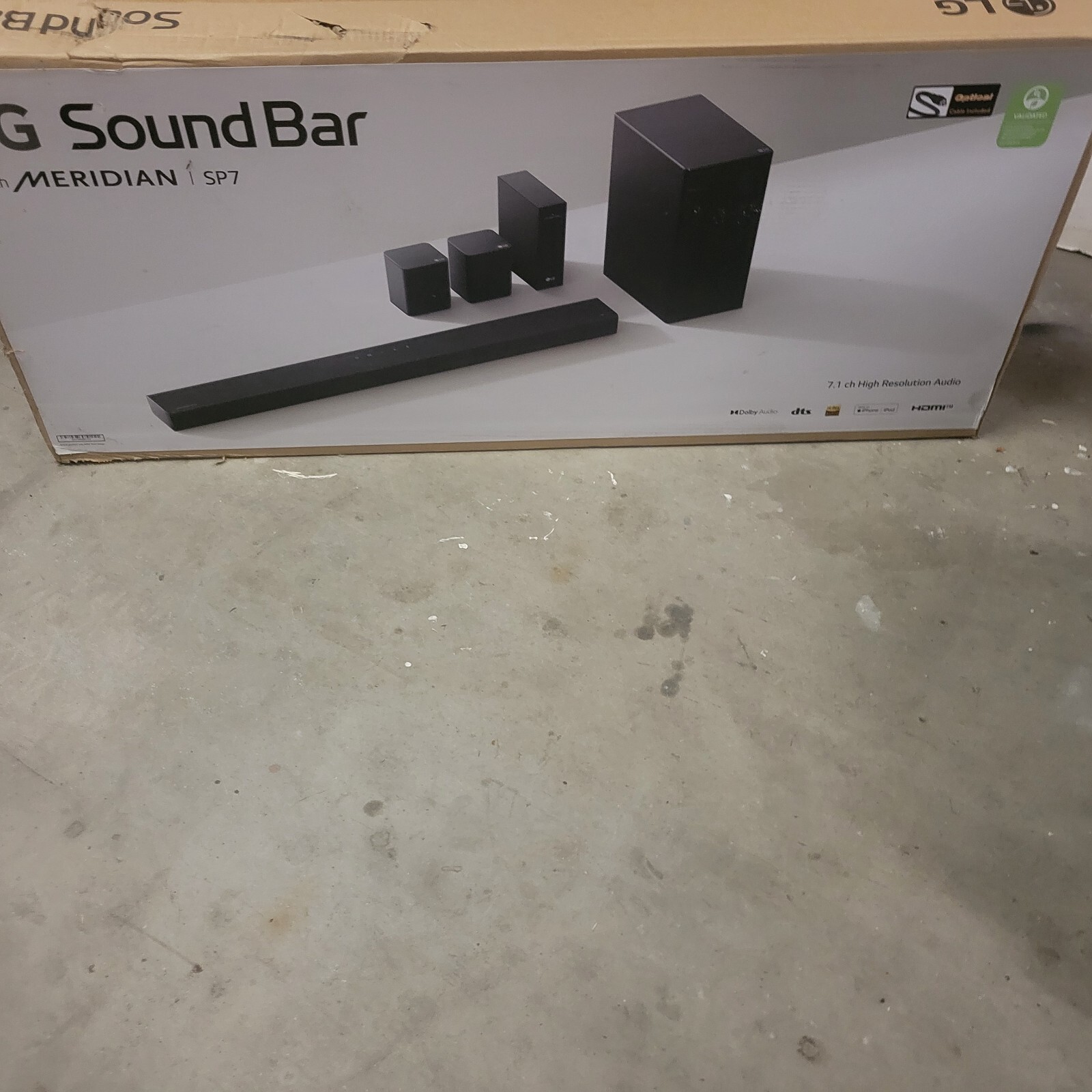 Sp7 Sign LG sound bar with Meridian SP7 | eBay
