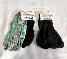 Lot of 2 Scunci Everyday and Active No Slip Grip Headwrap Multicolor Comfy