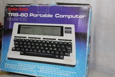 TRS-80 Model 100 Portable Computer Tested Working Original Box Manual AC Adapter