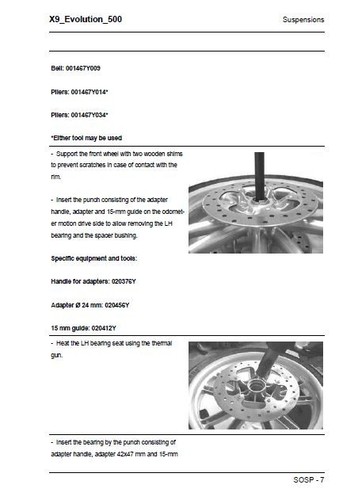 Piaggio X9 Evolution 500 Service Repair Workshop Manual USB 2002 - 2007 - Picture 10 of 11