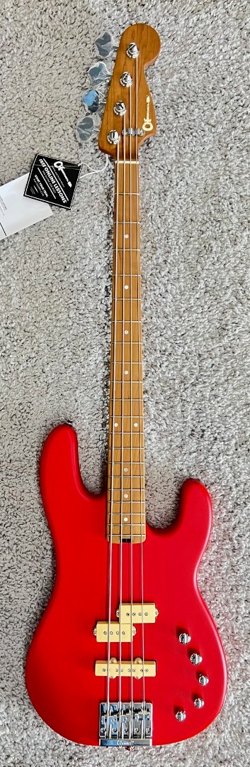 Charvel Pro-Mod San Dimas Bass PJ IV MAH Caramelized Maple board Ferrari Red 160890₽
