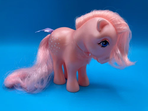 My Little Pony 40th Anniversary pearlized COTTON CANDY Figure Retro G1 Target ex