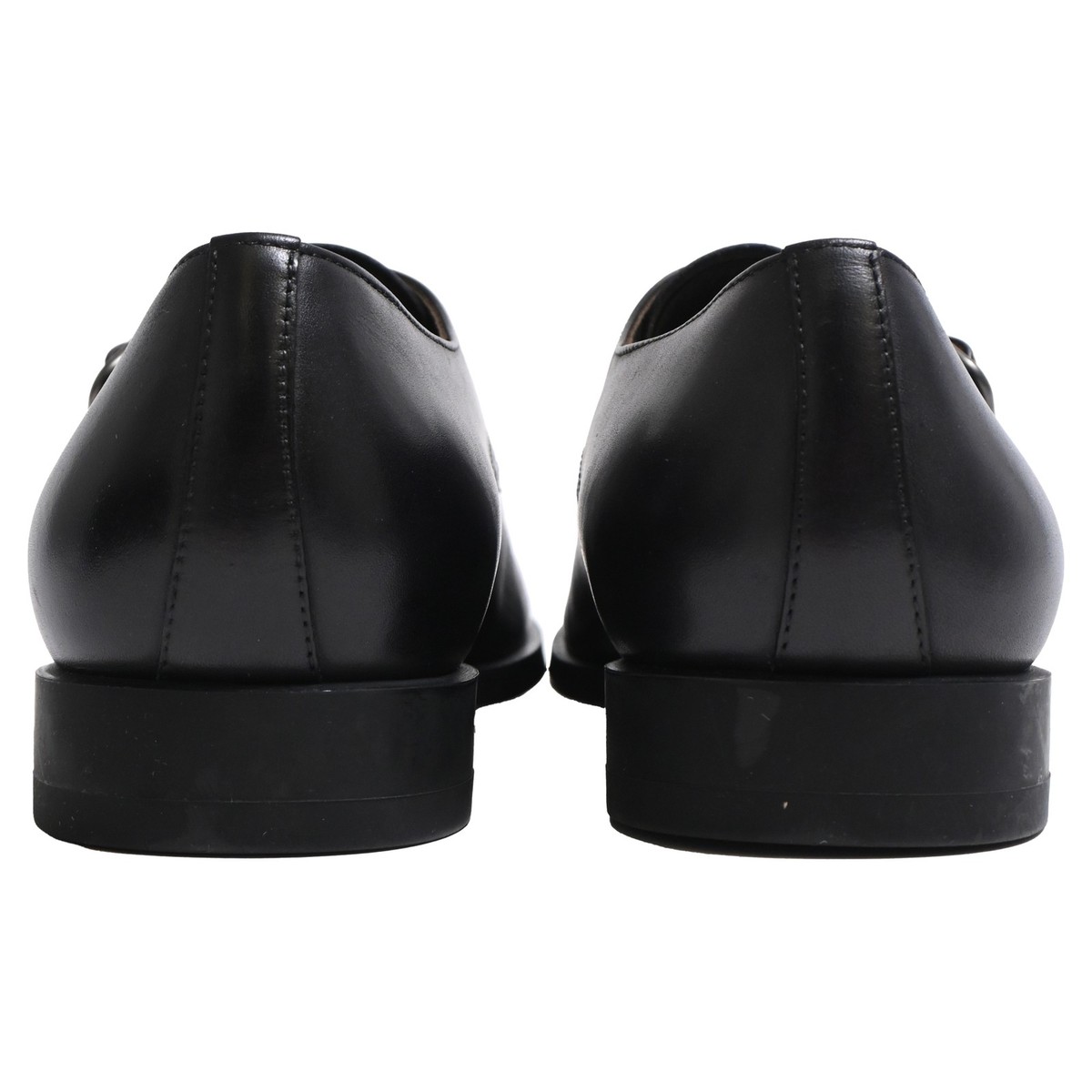 Ermenegildo Zegna Monk Strap Shoes In Leather Men Black Size 43 View 3