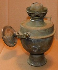 Vintage DHR Gimbal Wall Mount Ship Boat Train Oil Lantern Lamp Made in Holland