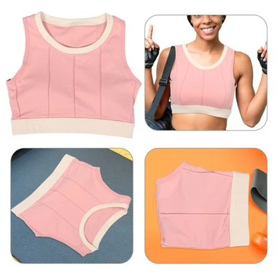 Mittelgroßer Stütz-BH BHs mit herausnehmbaren Pads Fitnessstudio für Frauen Training - Bild 1 von 4