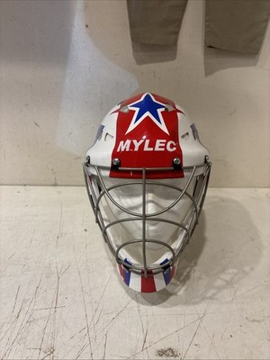 USA Wins Gold! Mylec Street Inline Street Hockey Red White Blue Goalie Mask