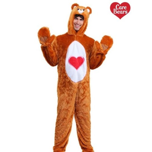 Care Bears Adult Unisex Tenderheart Bear Hooded Halloween Costume