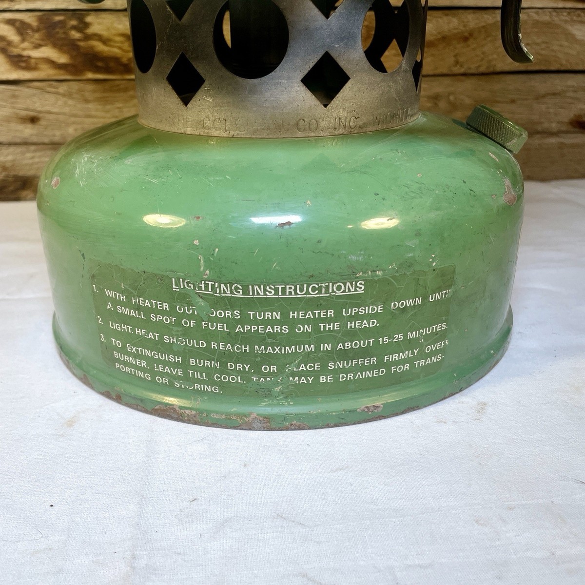 Vintage Coleman Model 512A 3500 BTU Catalytic Heater for