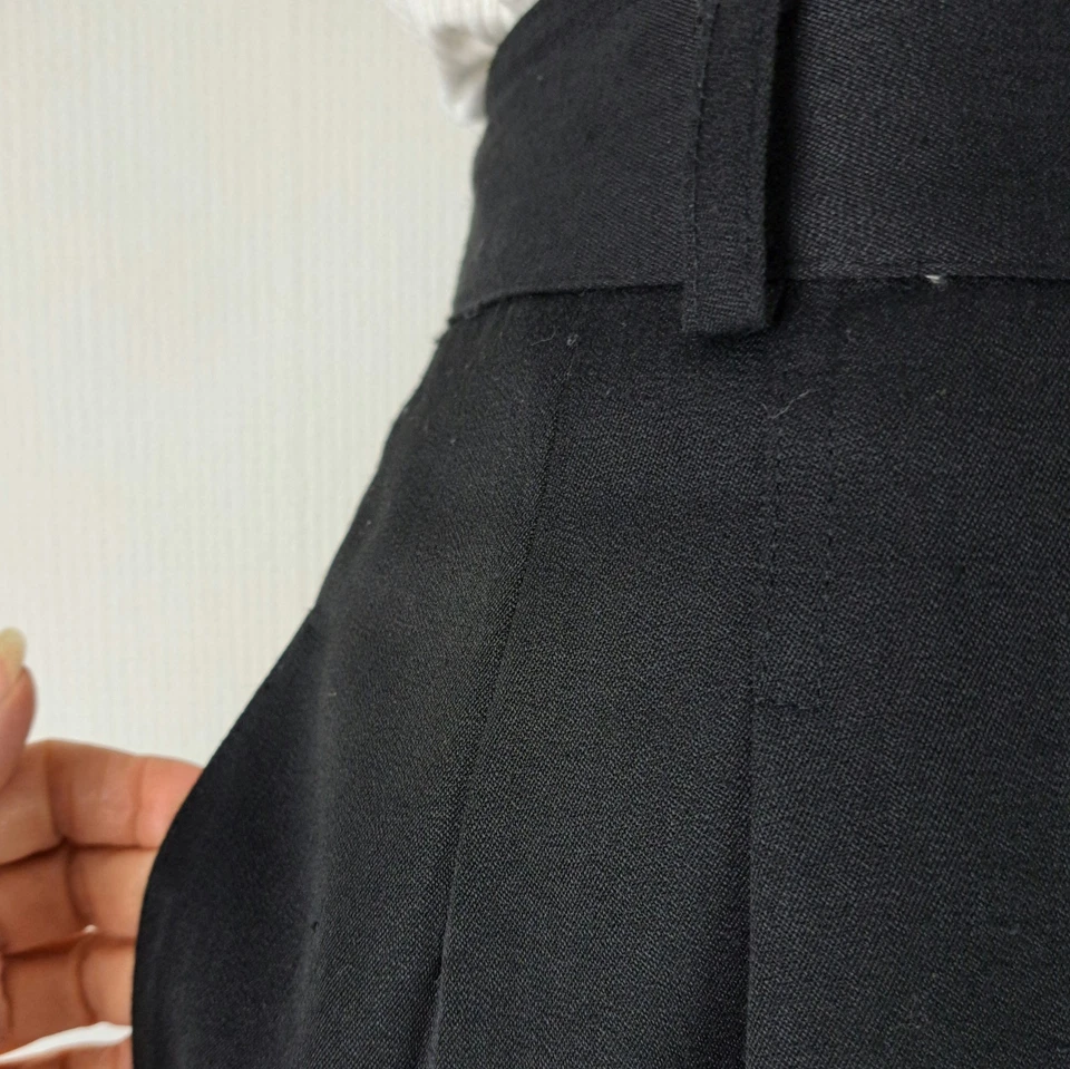 Vintage  High Waisted Baggy Trousers Size 10 Black - Image 4 of 4