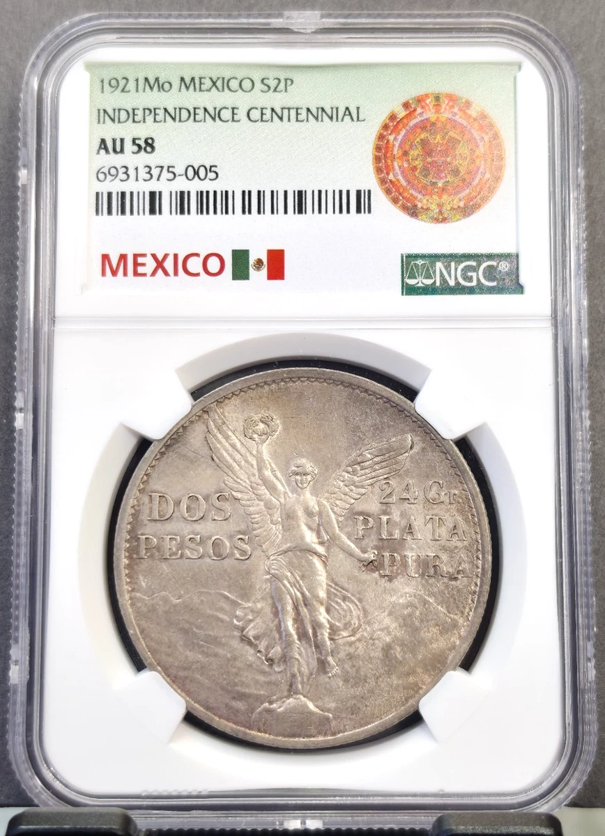 Uncirculated 2 Pesos 1921 Year Mexican Coins (1905-Now) for sale