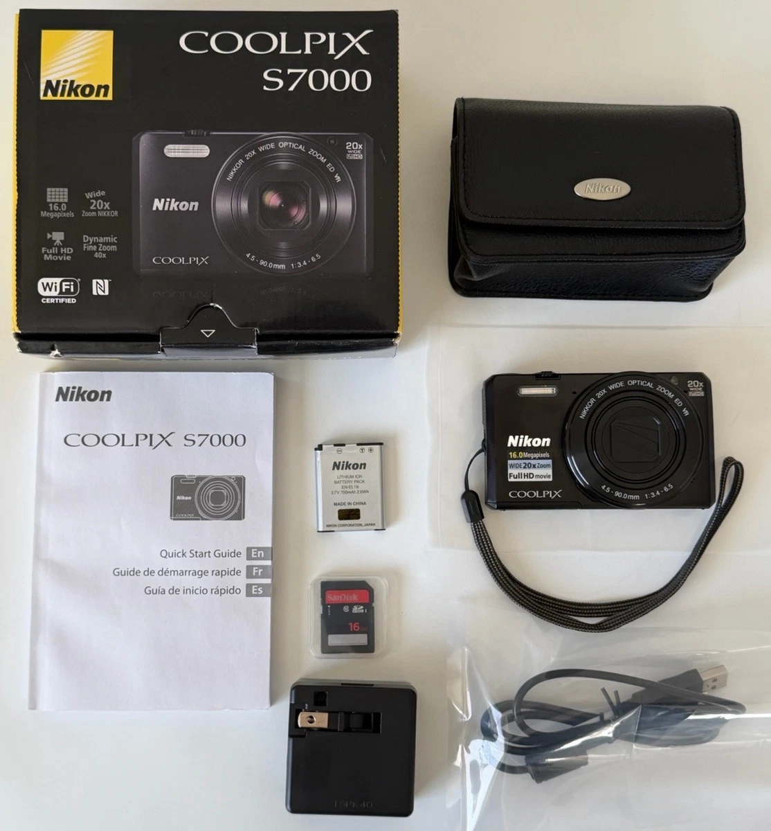 Preços baixos em Câmeras digitais Nikon Coolpix S7000 | eBay