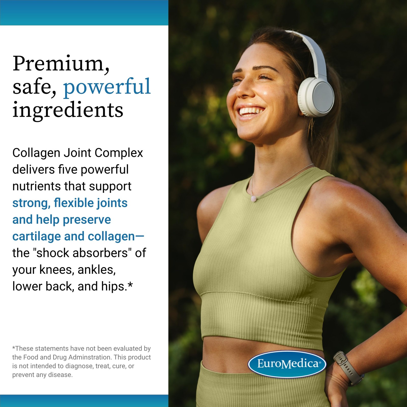 EuroMedica Collagen Joint Complex - Collagen Supplement for Joint Health Supp...