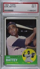 1963 Topps Earl Battey #410 PSA 7 2d2