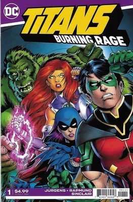 Titans Burning Rage (2019) #   1-7 (9.0-VFNM) Complete Set 2019