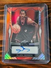 ALLEN IVERSON 2026 Leaf Metal /40 Orange Prismatic On Card Auto #MA-AI1