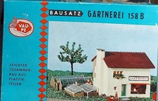 Vau-Pe Nr. 158 B |  GÄRTNEREI , Bausatz-Modell mit Original-Karton, gebraucht