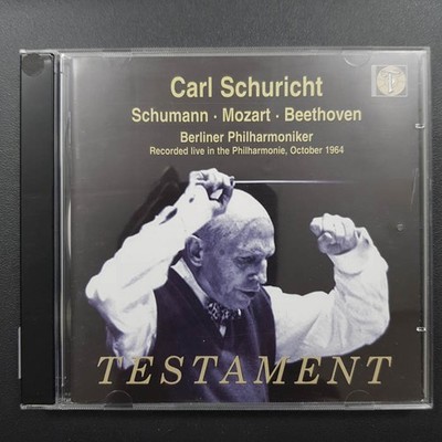 CARL SCHURICHT berliner philharmoniker (schumann, mozart, beehoven) EX/EX (2CD)