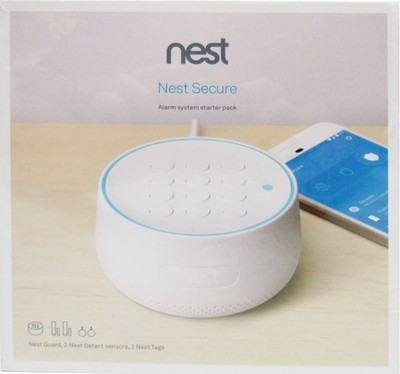 Nest Secure Alarm System Starter Pack - Nest Guard - 2 Nest Detect H1500ES