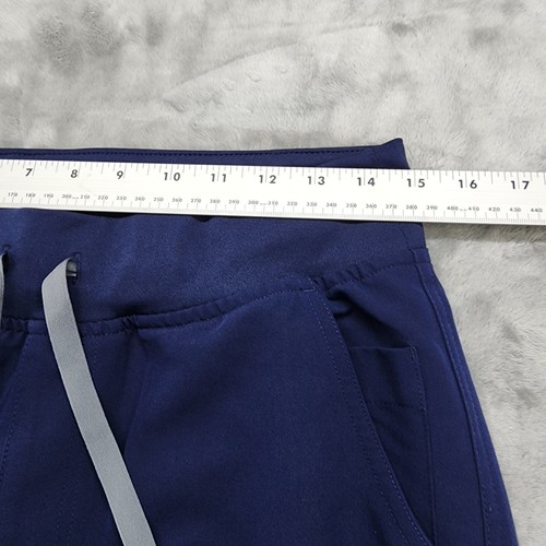 FIGS Pants Womens M Blue Yola Technical Collection Scrub Pant Stretch Zip Cargo - Picture 12 of 16