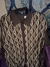 Michael Irvin 3XL casual button-down shirt Short-Sleeved