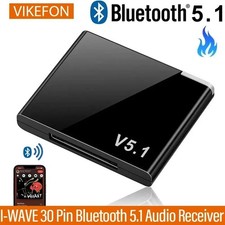 30 Pin Bluetooth 5.1 Wireless Music Receiver Adapter for iPhone iPod 30Pin