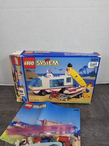Lego System SET 6351 Surf n ́ Sail Camper Van 1992 173 Teile Fehlteile - Bild 4 von 6