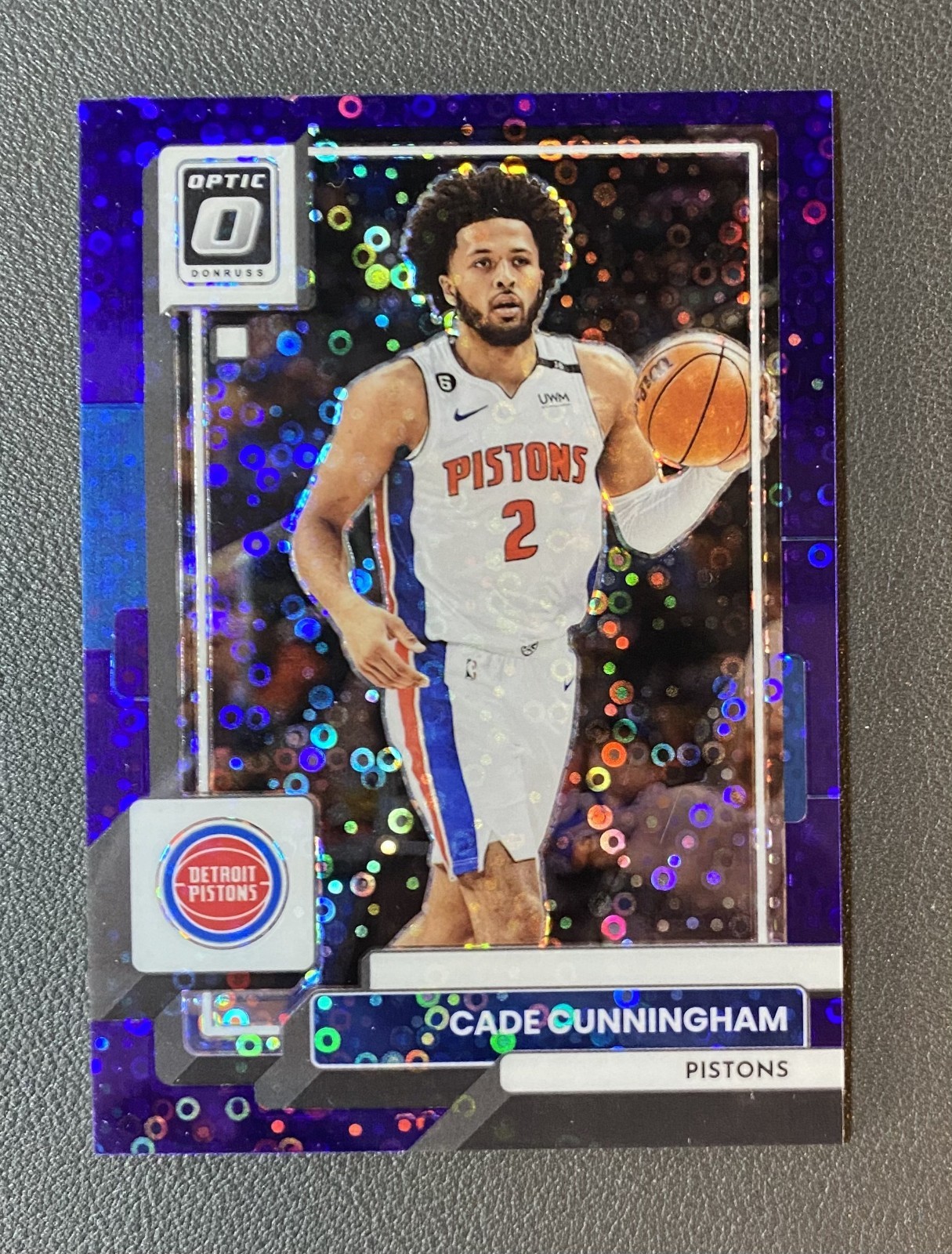 CADE CUNNINGHAM 2022 Donruss Optic #92 Pistons Fast Break Purple /99