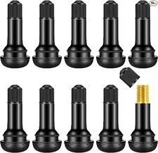 10 Pcs Snap-in Tire Valve Stems Tr413 Rubber Tubeless Tire Valve Stems - Fits 0