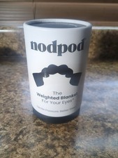 Nodpod Sleep Mask Gentle Pressure Velvet Polyester Weighted Open Box