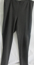 J. Jill Ponte Pull On Leggings Pants Slim Leg Size XL Charcoal NWT
