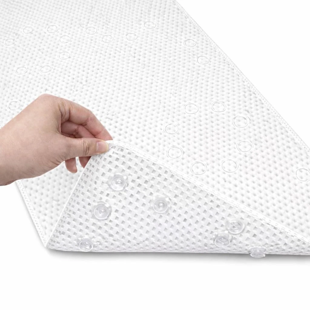 Bathtub Mat Non Slip, Bath for Tub 36" x 17" (Rectangular), White