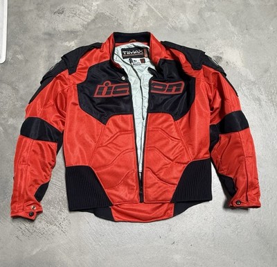 Icon TiMax Asphalt Tech Armored Motorcycle Jacket Mens Size 2XL