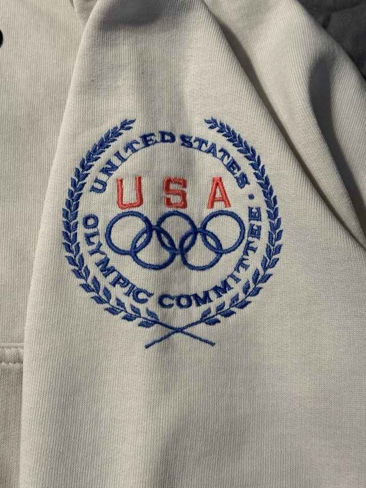 Vintage Adidas 1980 Lake Placid USA XIII Olympic Winter Game Sweatshirt Adult XL - Image 3 of 4