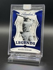Panini 2025 Flawless Legends Rogers Hornsby Sapphire #80 /15 St. Louis