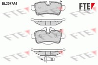Bremsbelagsatz Scheibenbremse FTE 9010661 FüR Mini R56 Clubman R55 R57 R58 R59