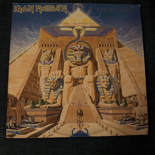 Iron Maiden Powerslave 1984 Vinyl SJ-12321 Capitol Records Mint Condition