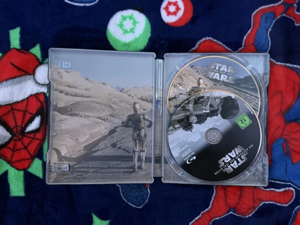 STAR WARS: RETURN OF THE JEDI New Blu-ray STEELBOOK Episode VI 6 GERMAN IMPORT - Image 2 of 3