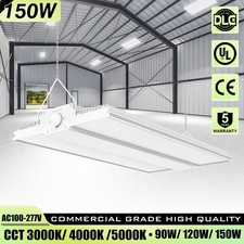150W LED Linear High Bay Light 4500K/5000K/5700K With Microwave Sensor 150LM/W