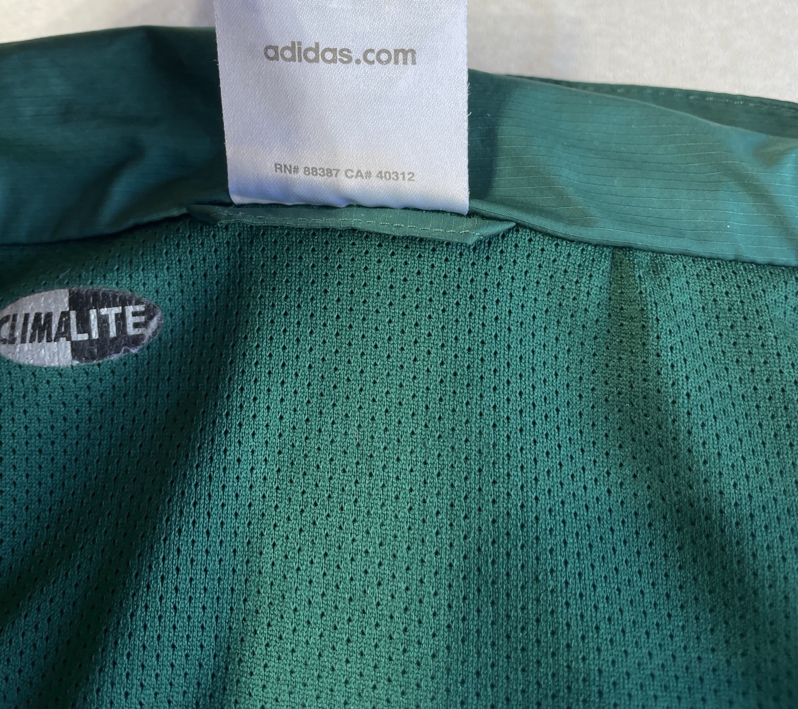 UAB Adidas Blazers Football Jacket Mens 2XL Team Zip Mesh Lined Wind Breaker thumbnail 7