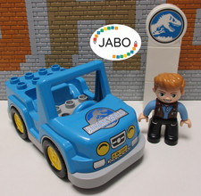 (I 12 / 16) Lego Duplo Jurassic World Dino Jeep with Owen Grady