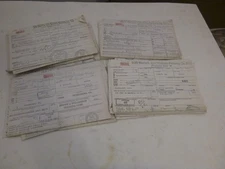 Vintage 1970's Norfolk and Western Railway Freight Bill Phillip Morris Tobacco