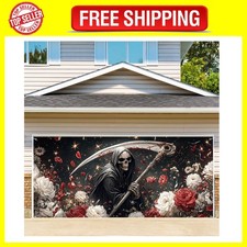 6 X 13 Ft Halloween Garage Door Decorations Halloween Decorations Witch Door Cov